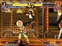 une photo d'Ã©cran de The King of Fighters 95 sur Sega Saturn